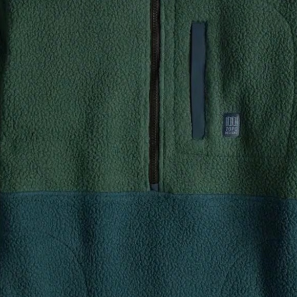 TOPO Designs Mountain Fleece Pullover Jacket - Men's-Lg- NWT - Picture 2 of 8